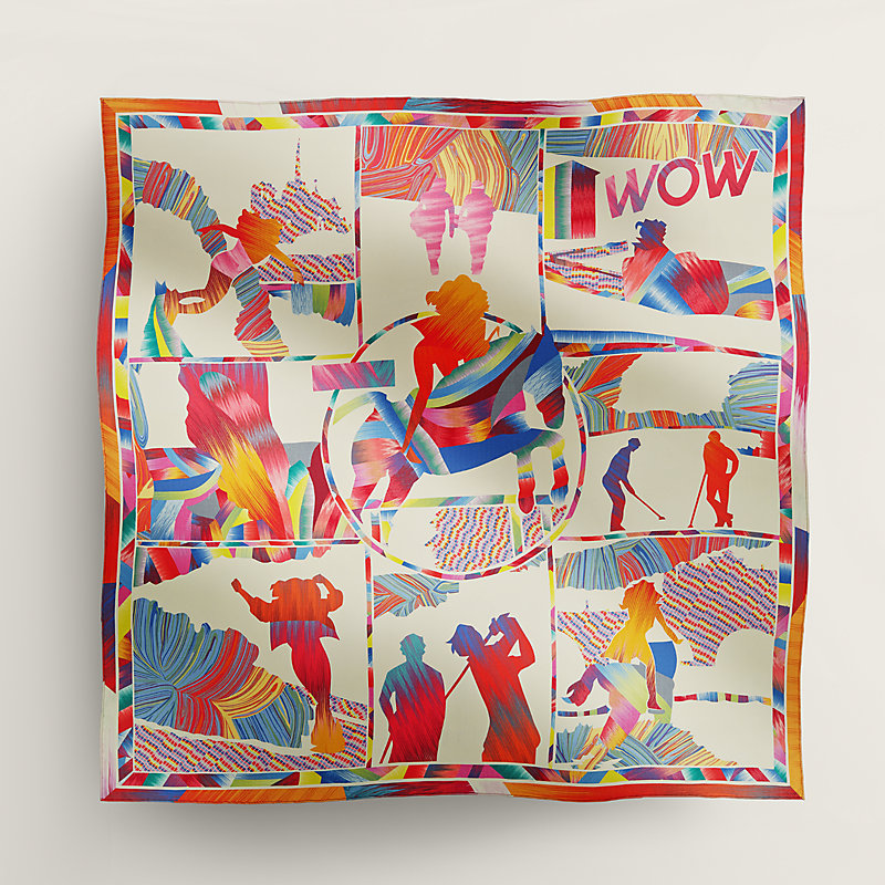 Wow Marble Silk scarf 90 | Hermès Mainland China